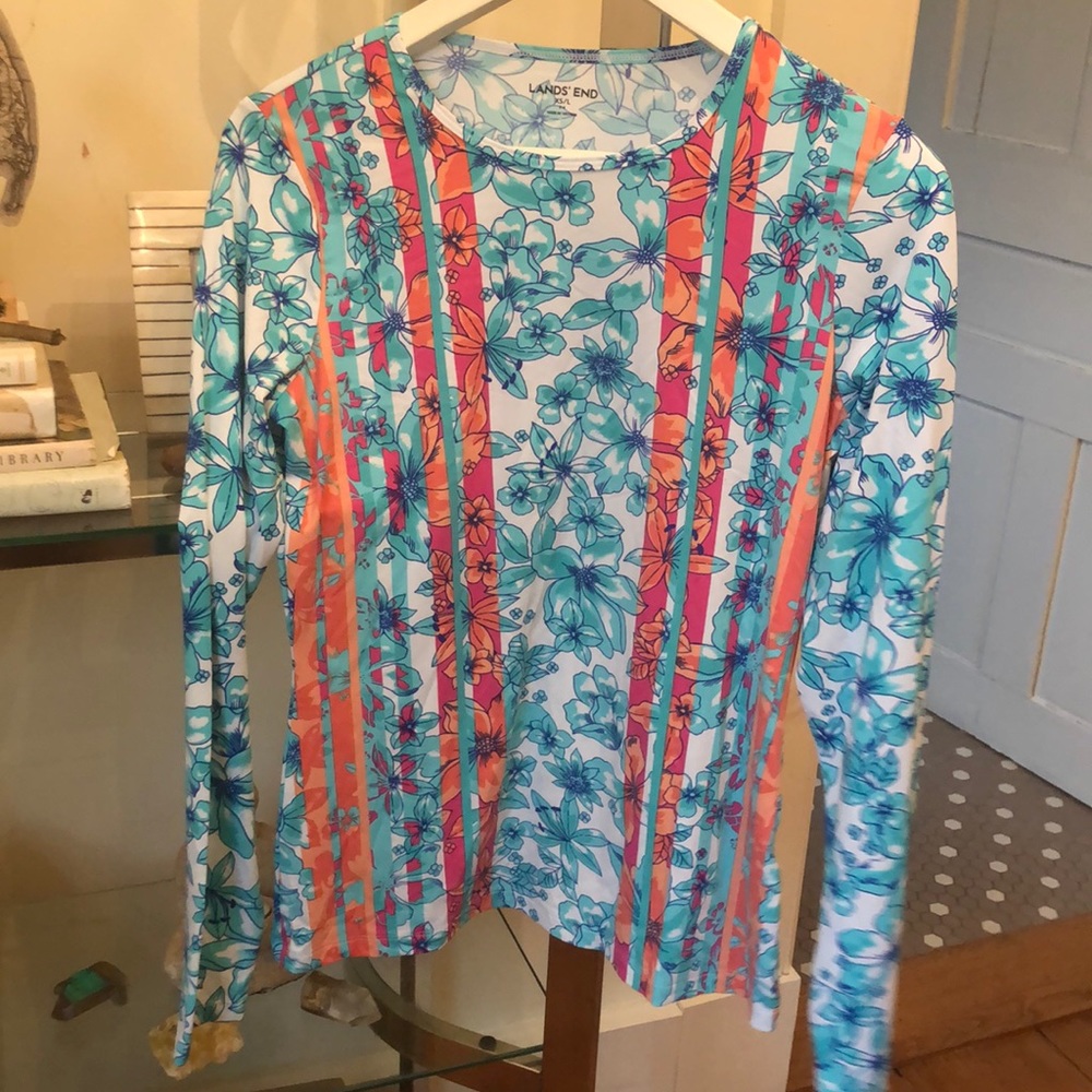 NWOT Lands End Swim Shirt